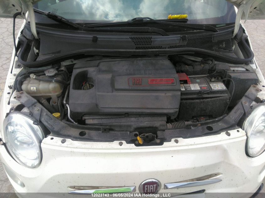 2013 Fiat 500 Sport VIN: 3C3CFFBR8DT522883 Lot: 12023743
