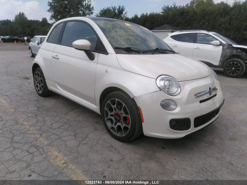 2013 Fiat 500 Sport VIN: 3C3CFFBR8DT522883 Lot: 12023743