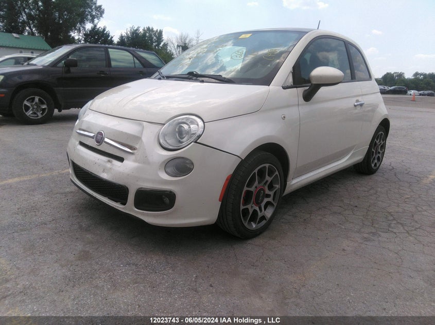 2013 Fiat 500 Sport VIN: 3C3CFFBR8DT522883 Lot: 12023743