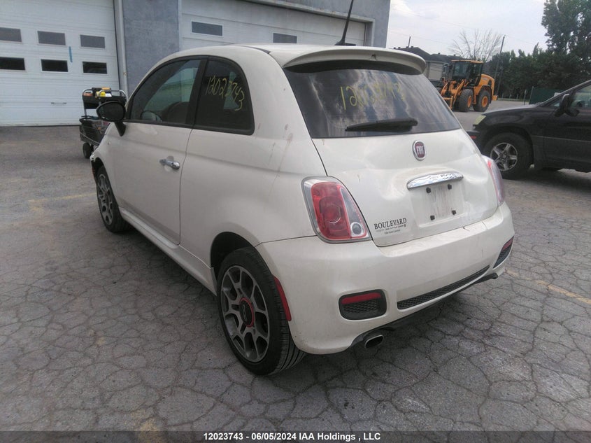 2013 Fiat 500 Sport VIN: 3C3CFFBR8DT522883 Lot: 12023743