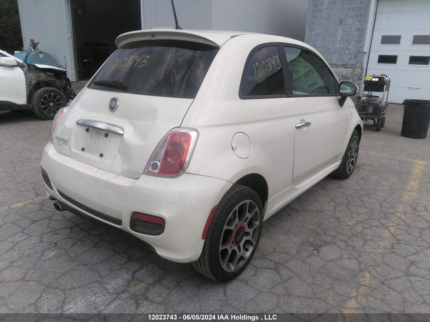 2013 Fiat 500 Sport VIN: 3C3CFFBR8DT522883 Lot: 12023743