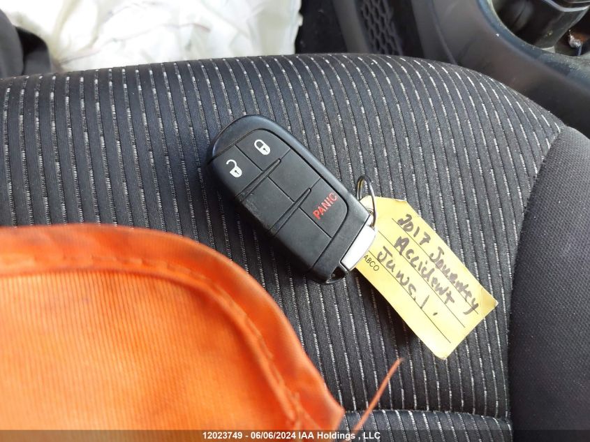 2017 Dodge Journey Cvp/Se VIN: 3C4PDCAB3HT584655 Lot: 12023749