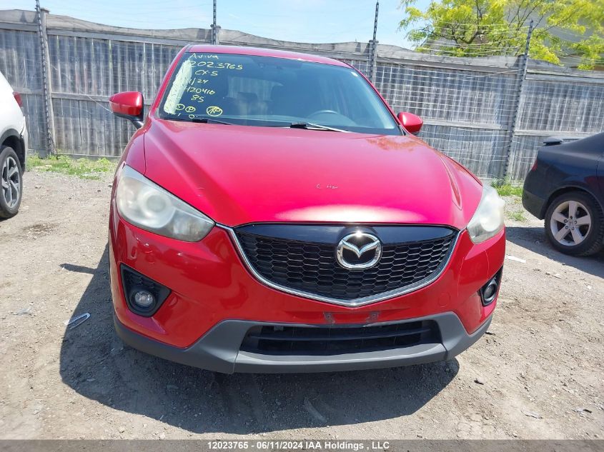 2014 Mazda Cx-5 VIN: JM3KE4CY1E0420416 Lot: 12023765