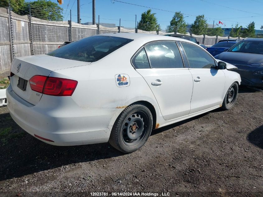 2012 Volkswagen Jetta Sedan VIN: 3VWDX7AJ0CM341541 Lot: 12023781