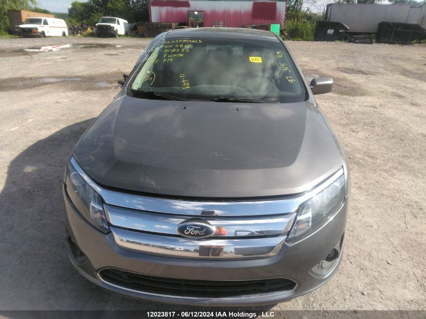 2012 Ford Fusion Se VIN: 3FAHP0HA3CR308222 Lot: 12023817