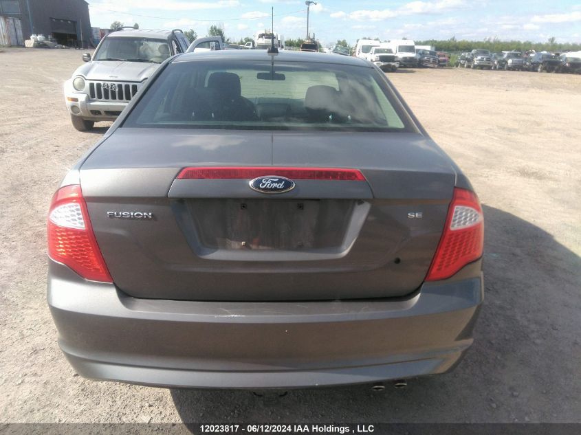 2012 Ford Fusion Se VIN: 3FAHP0HA3CR308222 Lot: 12023817