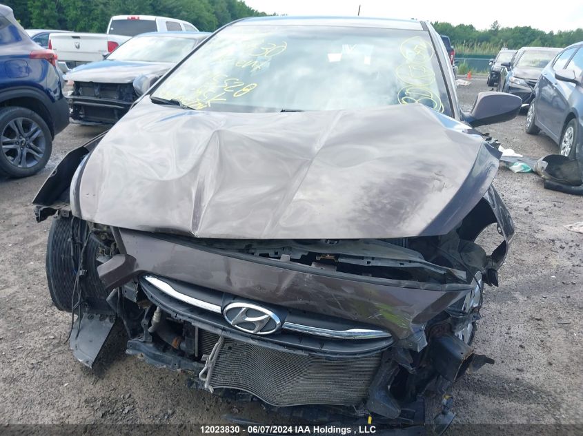 2016 Hyundai Accent VIN: KMHCT5AE1GU245528 Lot: 12023830