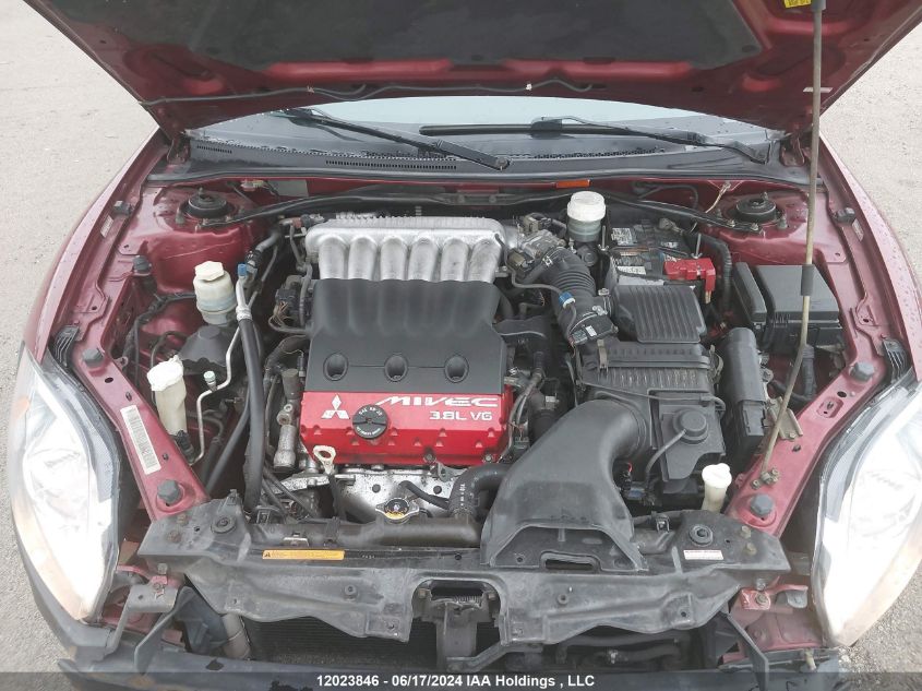 2007 Mitsubishi Eclipse VIN: 4A3AK34T57E601564 Lot: 12023846