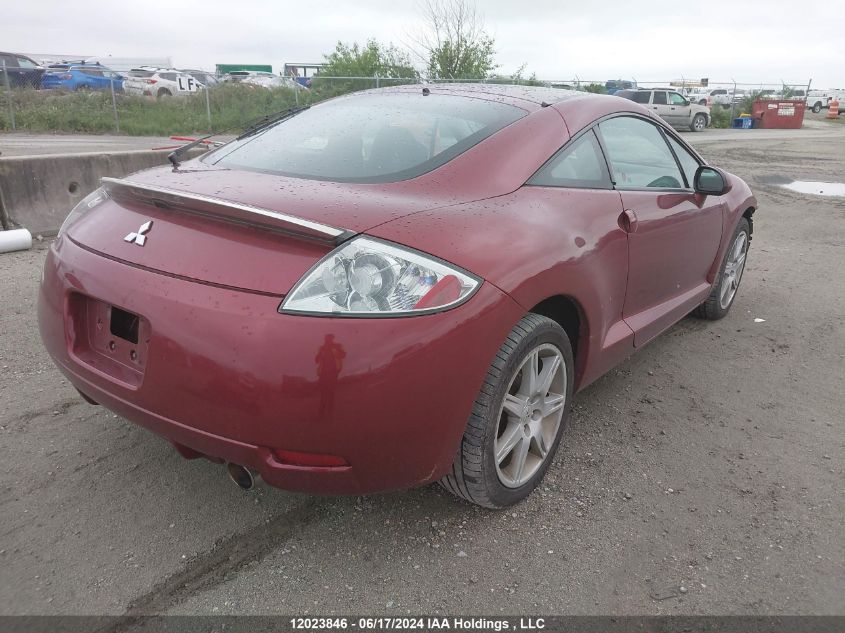 2007 Mitsubishi Eclipse VIN: 4A3AK34T57E601564 Lot: 12023846