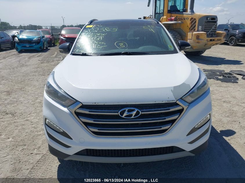 2018 Hyundai Tucson Limited/Sport And Eco/Se VIN: KM8J3CA29JU739208 Lot: 12023865