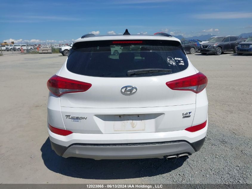 2018 Hyundai Tucson Limited/Sport And Eco/Se VIN: KM8J3CA29JU739208 Lot: 12023865