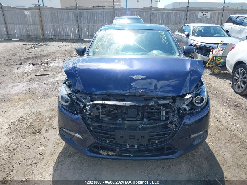 2018 Mazda 3 Grand Touring VIN: 3MZBN1W36JM168500 Lot: 12023868