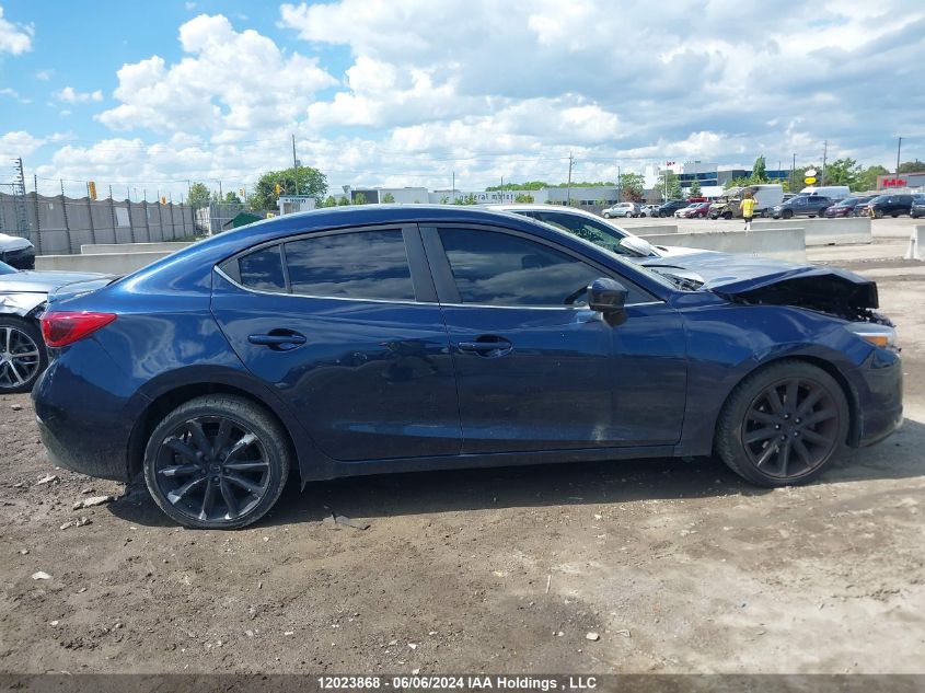 2018 Mazda 3 Grand Touring VIN: 3MZBN1W36JM168500 Lot: 12023868