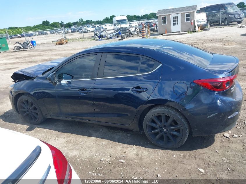 2018 Mazda 3 Grand Touring VIN: 3MZBN1W36JM168500 Lot: 12023868