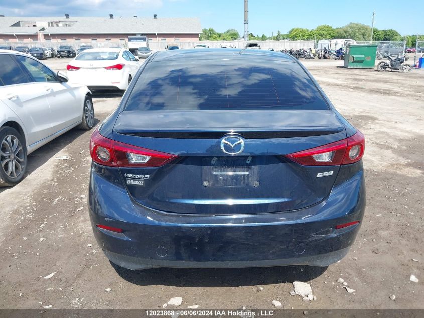 2018 Mazda 3 Grand Touring VIN: 3MZBN1W36JM168500 Lot: 12023868