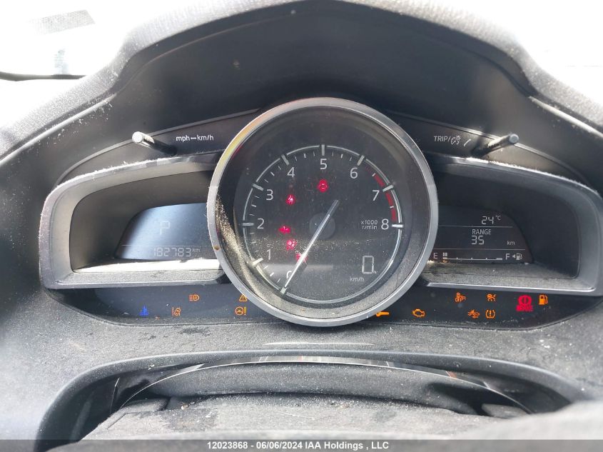 2018 Mazda 3 Grand Touring VIN: 3MZBN1W36JM168500 Lot: 12023868