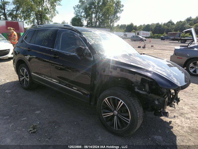 2018 Volkswagen Tiguan Sel Premium VIN: 3VV4B7AX0JM125841 Lot: 12023888