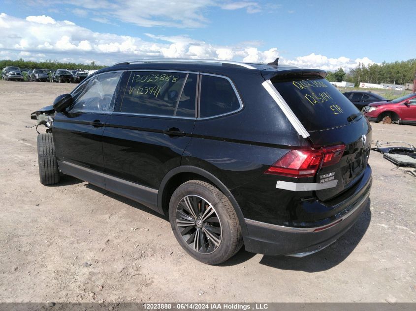 2018 Volkswagen Tiguan Sel Premium VIN: 3VV4B7AX0JM125841 Lot: 12023888