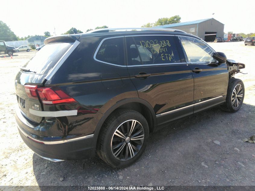 2018 Volkswagen Tiguan Sel Premium VIN: 3VV4B7AX0JM125841 Lot: 12023888