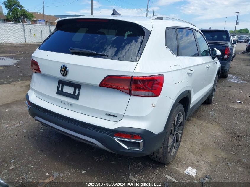 2024 Volkswagen Taos VIN: 3VV4X7B2XRM036830 Lot: 12023918