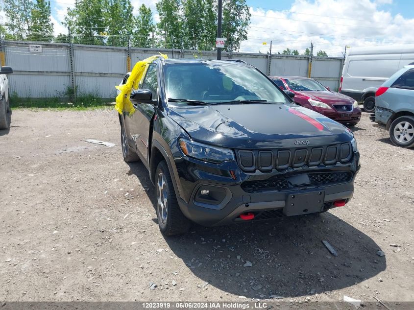 2022 Jeep Compass Trailhawk Elite VIN: 3C4NJDDB1NT220537 Lot: 12023919