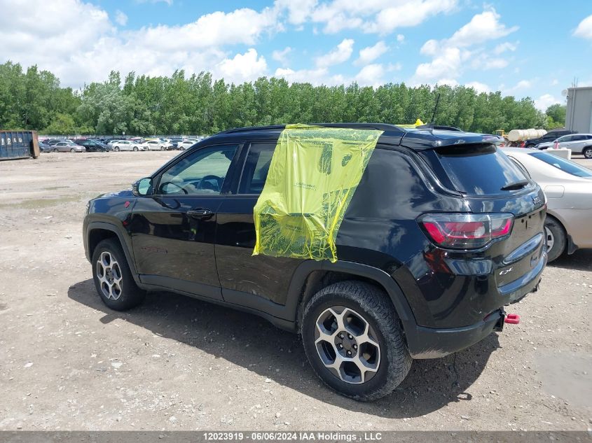 2022 Jeep Compass Trailhawk Elite VIN: 3C4NJDDB1NT220537 Lot: 12023919