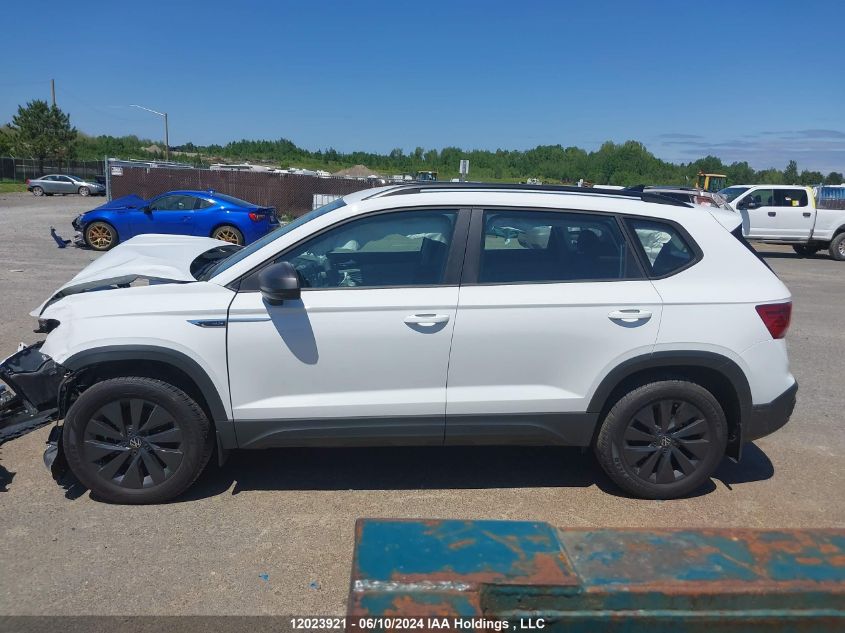 2022 Volkswagen Taos VIN: 3VVAX7B28NM043966 Lot: 12023921