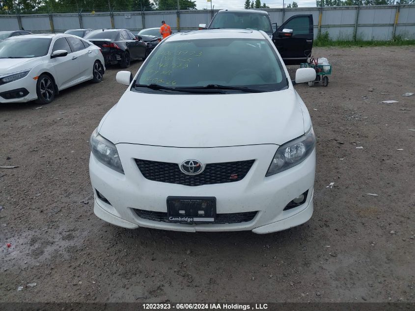 2010 Toyota Corolla Le VIN: 2T1BU4EE5AC421583 Lot: 12023923