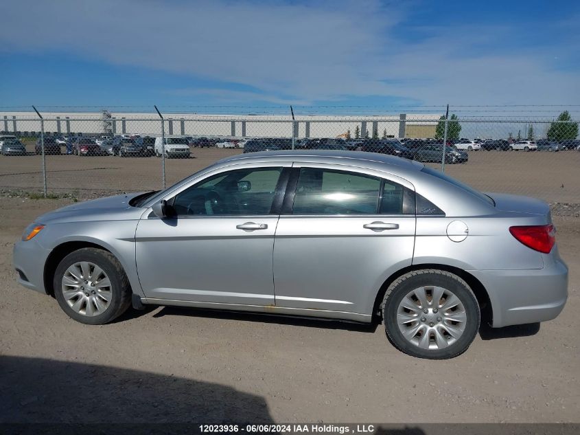 2012 Chrysler 200 Lx VIN: 1C3CCBAB7CN296260 Lot: 12023936