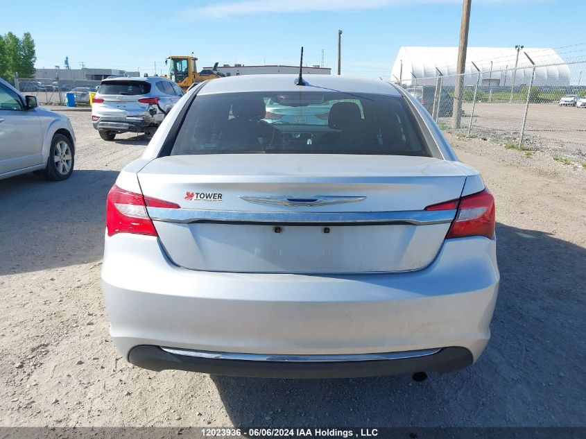 2012 Chrysler 200 Lx VIN: 1C3CCBAB7CN296260 Lot: 12023936