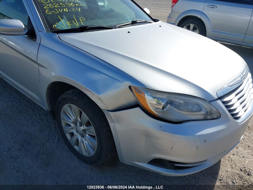 2012 Chrysler 200 Lx VIN: 1C3CCBAB7CN296260 Lot: 12023936
