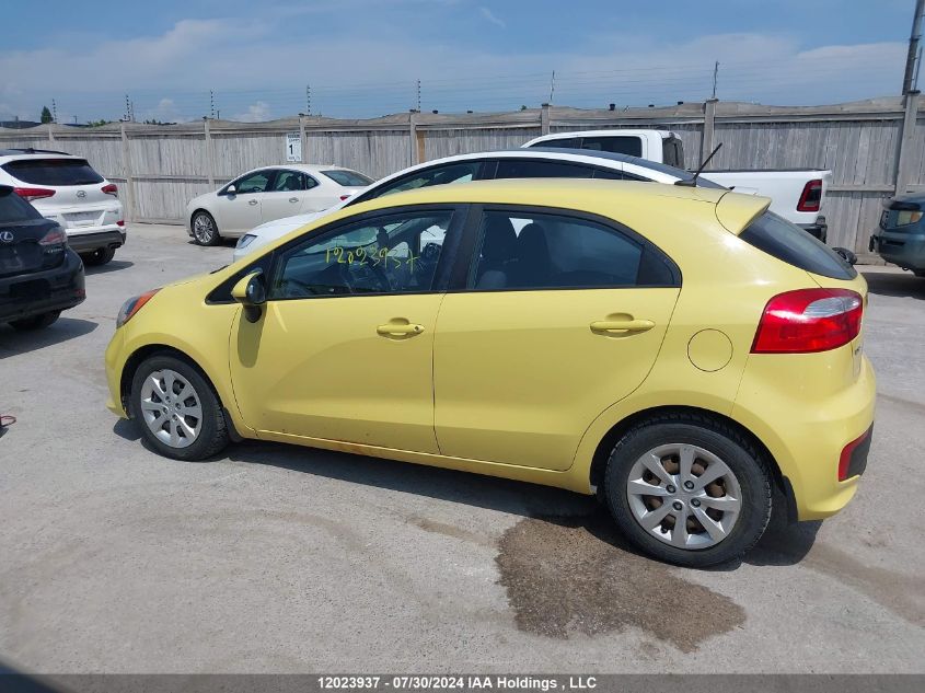 2016 Kia Rio VIN: KNADM5A3XG6533344 Lot: 12023937