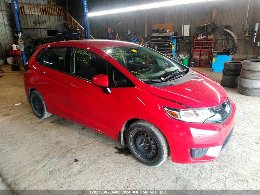 2015 Honda Fit VIN: 3HGGK5H59FM106766 Lot: 12023938