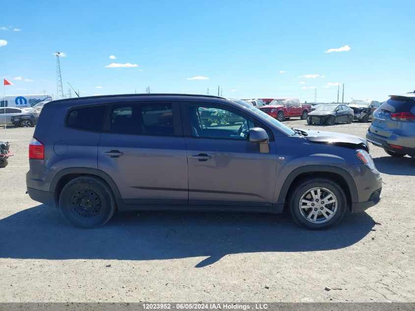 2012 Chevrolet Orlando VIN: KL77P2EMXCK683414 Lot: 12023952