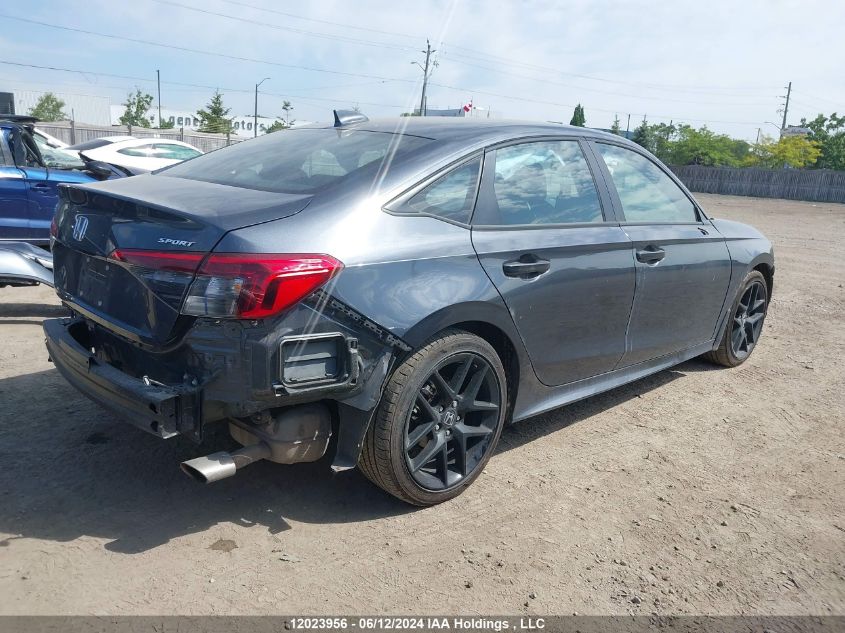 2023 Honda Civic Sedan VIN: 2HGFE2F5XPH107753 Lot: 12023956