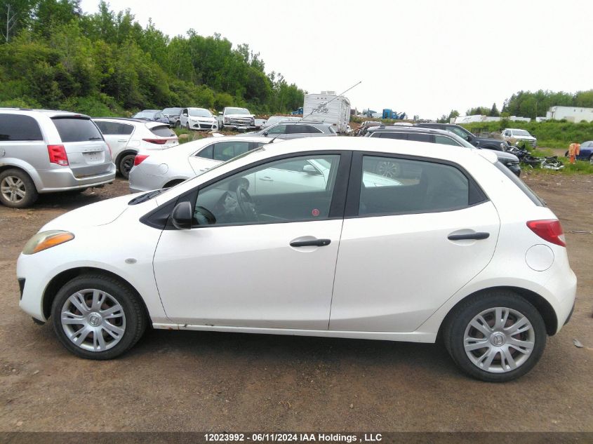 2011 Mazda Mazda2 VIN: JM1DE1HY6B0107124 Lot: 12023992