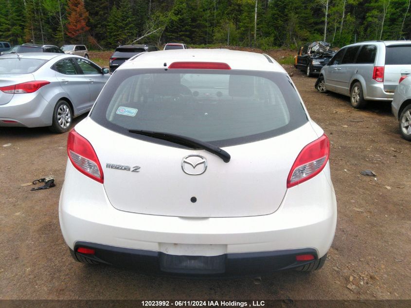 2011 Mazda Mazda2 VIN: JM1DE1HY6B0107124 Lot: 12023992