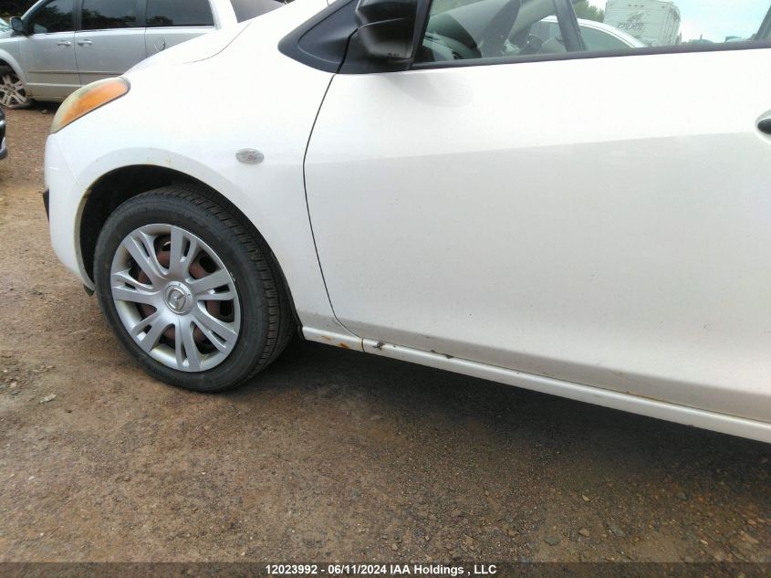 2011 Mazda Mazda2 VIN: JM1DE1HY6B0107124 Lot: 12023992
