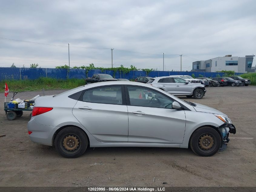 2015 Hyundai Accent Gls VIN: KMHCT4AE1FU844177 Lot: 12023995