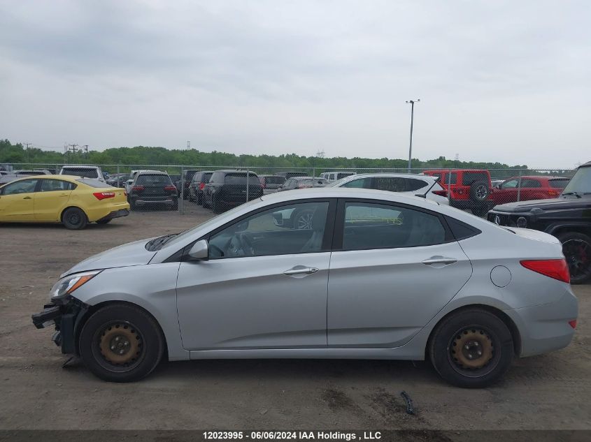 2015 Hyundai Accent Gls VIN: KMHCT4AE1FU844177 Lot: 12023995