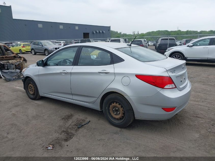 2015 Hyundai Accent Gls VIN: KMHCT4AE1FU844177 Lot: 12023995