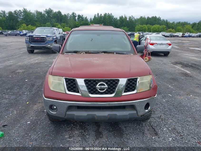 2006 Nissan Frontier Crew Cab Le/Se/Off Road VIN: 1N6AD07W16C459075 Lot: 12024000