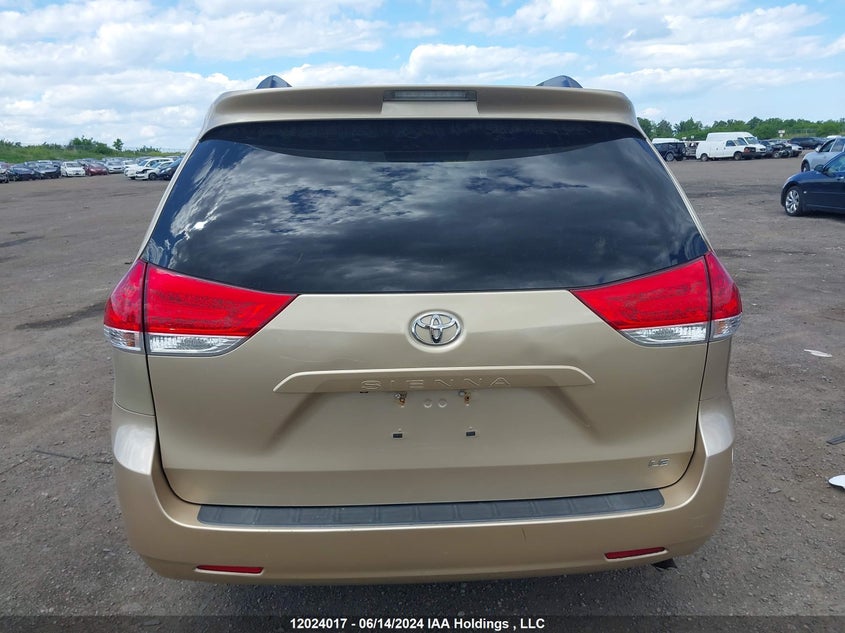 2011 Toyota Sienna Le 8 Passenger VIN: 5TDKK3DCXBS074597 Lot: 12024017