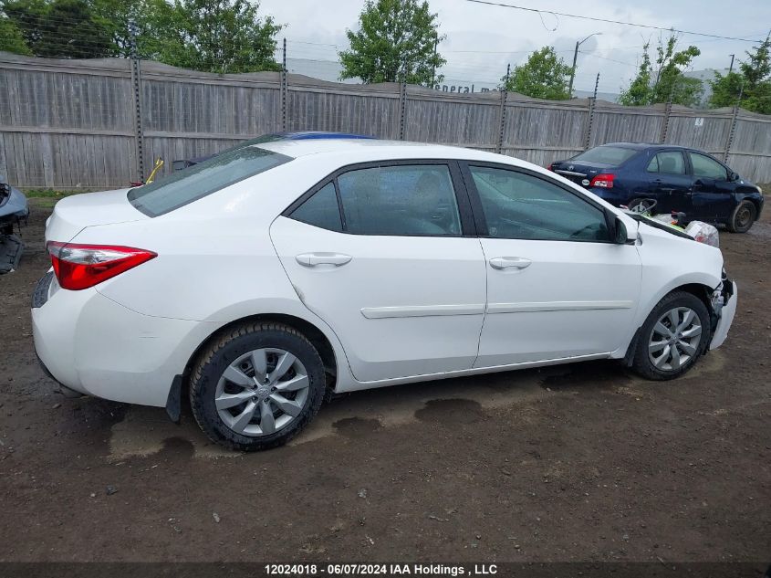 2016 Toyota Corolla Ce/Le/S VIN: 2T1BURHE9GC714839 Lot: 12024018