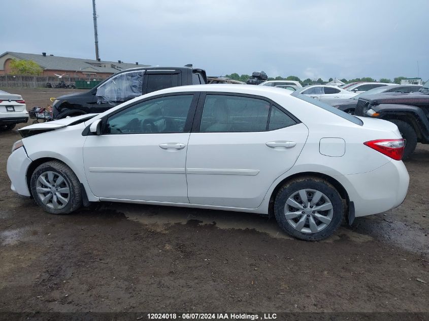 2016 Toyota Corolla Ce/Le/S VIN: 2T1BURHE9GC714839 Lot: 12024018