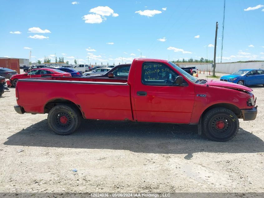 1997 Ford F150 VIN: 1FTDF172XVKB42705 Lot: 12024036