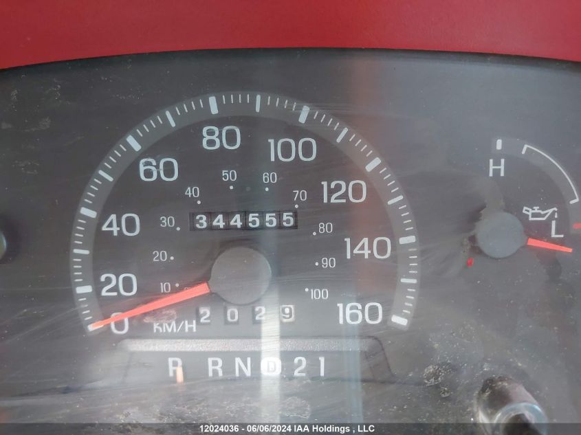 1997 Ford F150 VIN: 1FTDF172XVKB42705 Lot: 12024036