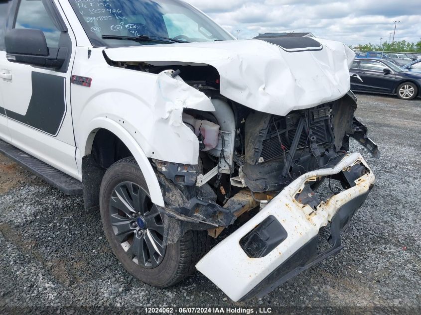 2016 Ford F150 Supercrew VIN: 1FTFW1EFXGFB57926 Lot: 12024062