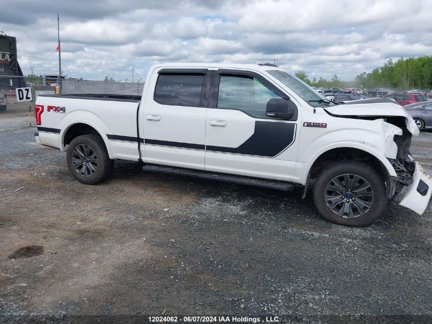 2016 Ford F150 Supercrew VIN: 1FTFW1EFXGFB57926 Lot: 12024062