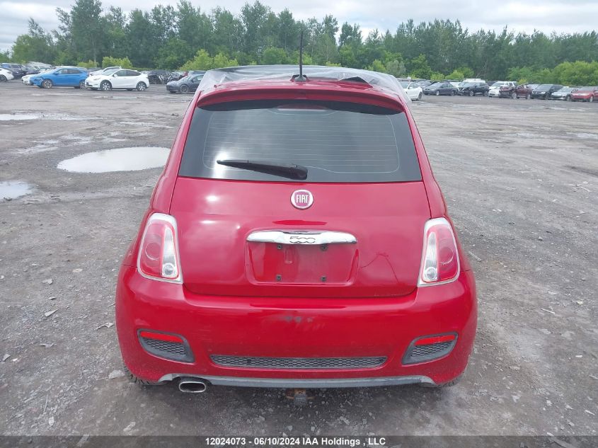 2014 Fiat 500 Sport VIN: 3C3CFFBR8ET195127 Lot: 12024073